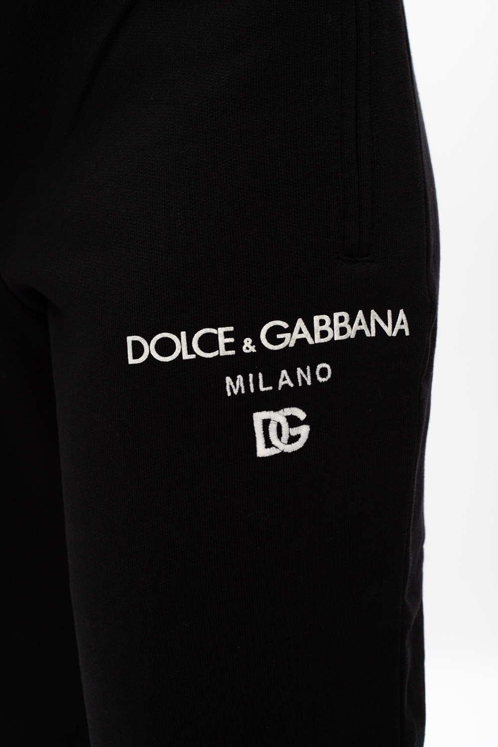 Dolce & Gabbana WOMEN JACKETS VESTS Logo sweatpants