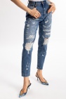 Dolce & Gabbana BLUE Raw edge jeans