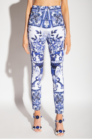 Dolce & Gabbana ‘Grace’ patterned jeans