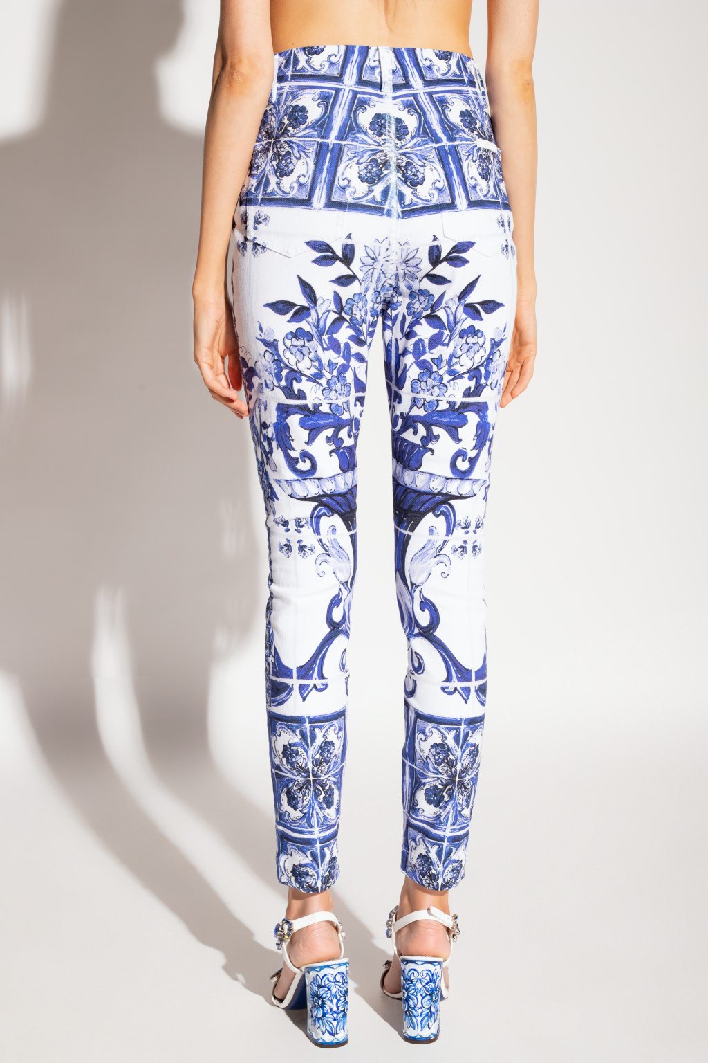 Dolce & Gabbana ‘Grace’ patterned jeans