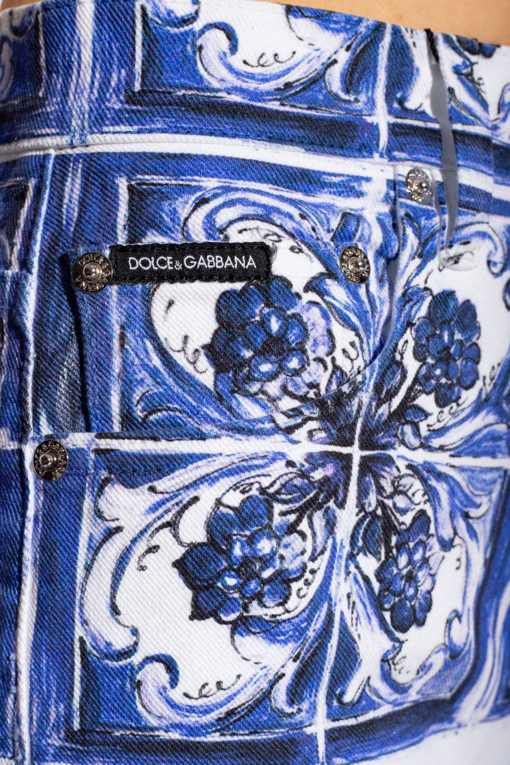 Dolce & Gabbana ‘Grace’ patterned jeans