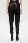 Dre loopback boyfriend jeans Leather trousers