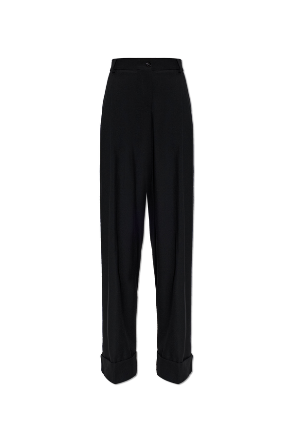 Wool Pleated Trousers od Dolce & Gabbana
