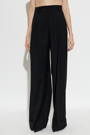 Dolce & Gabbana Wool Pleated Trousers