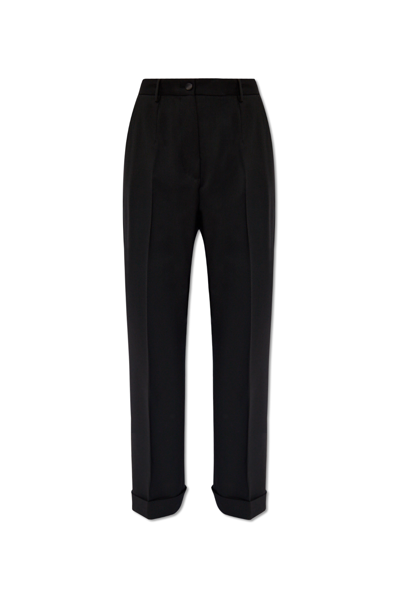 Dolce & Gabbana Wool pleat-front trousers