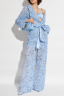 Dolce & Gabbana light blue Lace Pants