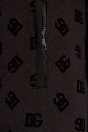 Dolce & Gabbana Spodnie dresowe z monogramem