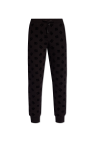 Dolce & Gabbana BLACK Sweatpants with monogram