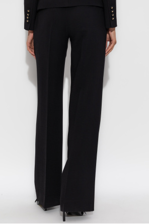 Dolce & Gabbana Wełniane spodnie w kant