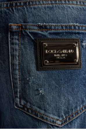Dolce & Gabbana Jeansy z przetarciami