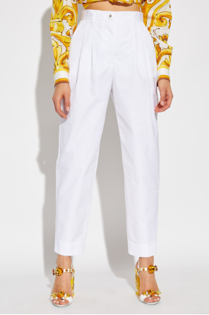 Dolce & Gabbana embroidered straight-leg jeans Pants with pockets