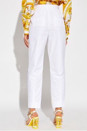 Dolce & Gabbana embroidered straight-leg jeans Pants with pockets