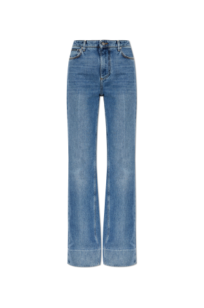 Straight-leg jeans