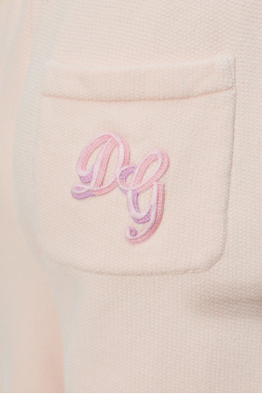 Dolce & Gabbana Sweatpants with embroidered logo on the pocket