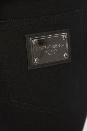Dolce & Gabbana Jeansy typu ‘skinny’ z wysokim stanem