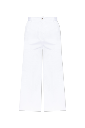 Creased trousers