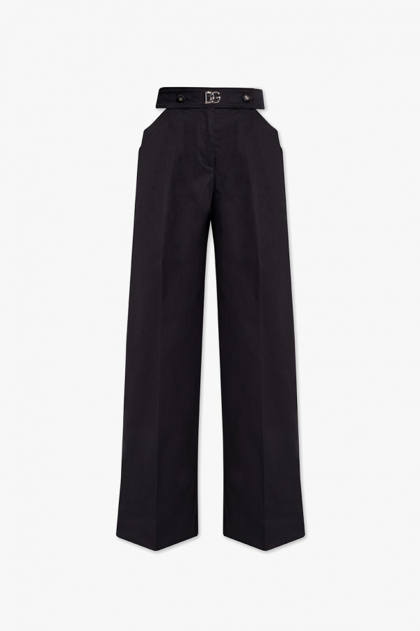 Tapered-jeans för Herr från Yohji Yamamoto Trousers with cut-out hips