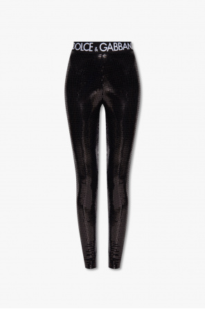 Sequinned leggings od Dolce & Gabbana