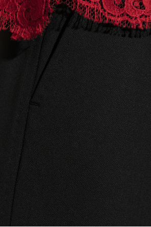 Dolce & Gabbana Wełniane spodnie