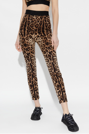 Dolce & Gabbana trousers Tommy with animal motif
