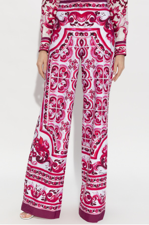 Dolce KIDS & Gabbana Wzorzyste spodnie