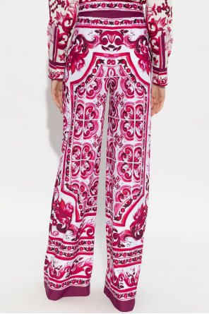 Dolce & Gabbana Wzorzyste spodnie