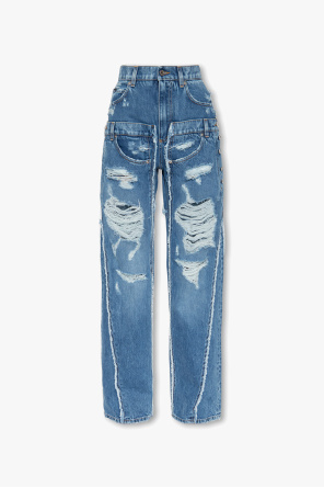 Dolce & Gabbana high-waisted cropped jeans