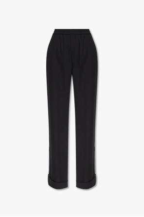 Dolce & Gabbana stripe-pattern tapered track pants
