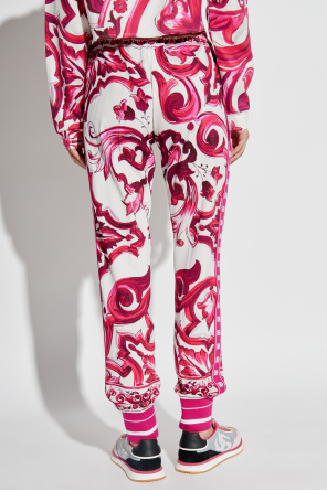 Dolce & Gabbana Pants with Majolica pattern