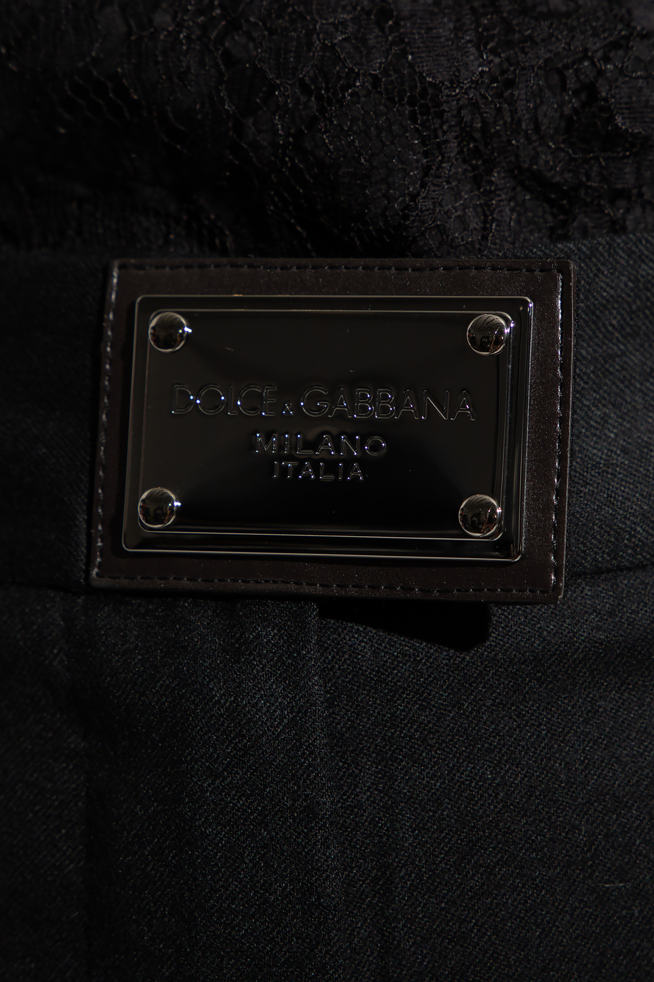 Dolce & Gabbana Wool pleat-front trousers