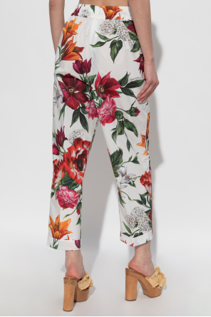Dolce & Gabbana Hose mit Blumenmuster