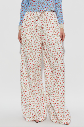 Dolce & Gabbana Pantalones con estampado floral