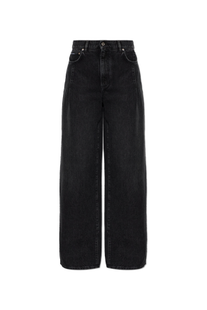 Pleated jeans