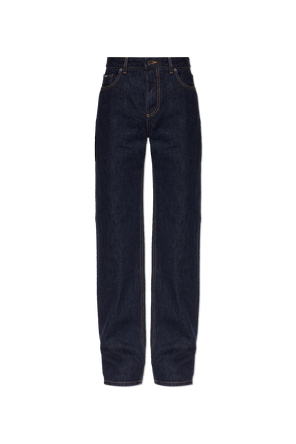 Straight-leg jeans