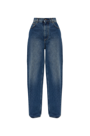 Straight-leg jeans