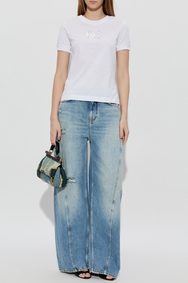 Dolce & Gabbana Jeans with seam detailing on the legs