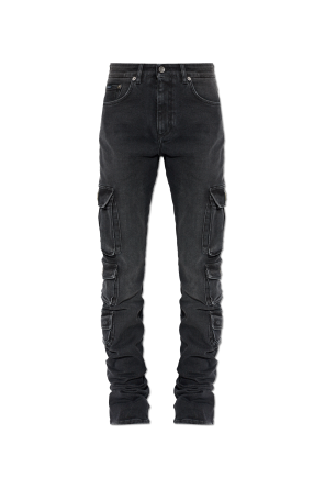 Jeansy typu `cargo`