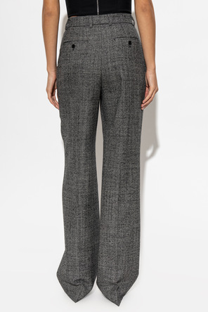 Dolce & Gabbana Wool Pleat-Front Trousers