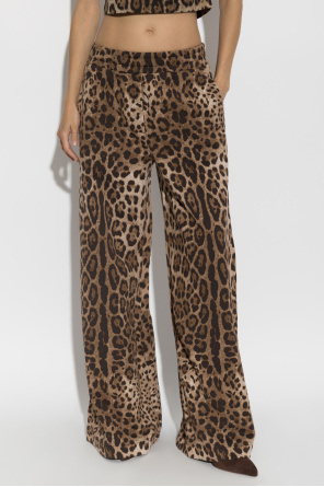 Dolce & Gabbana Animal print sweatpants