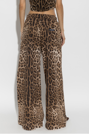 Dolce & Gabbana Animal print sweatpants