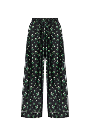 Calças de seda od Dolce & Gabbana