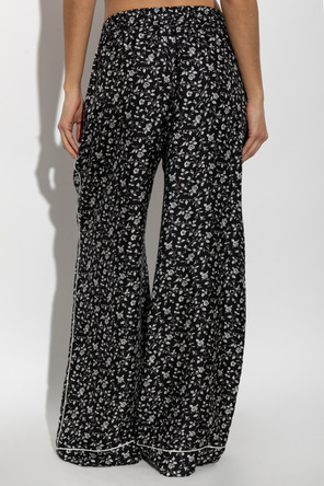 Dolce & Gabbana Silk floral pants