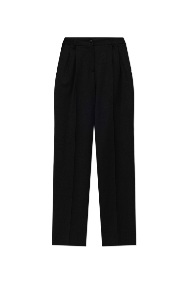 Dolce & Gabbana Wool trousers with pleats
