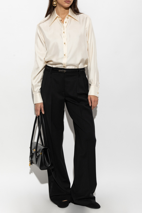 Dolce & Gabbana Wool trousers with pleats