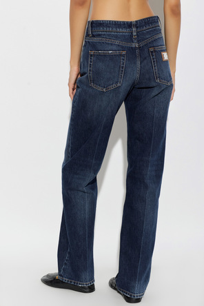 Dolce & Gabbana Jeansy z efektem `vintage`