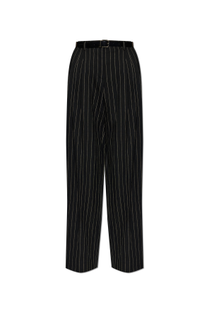 Trousers with belt