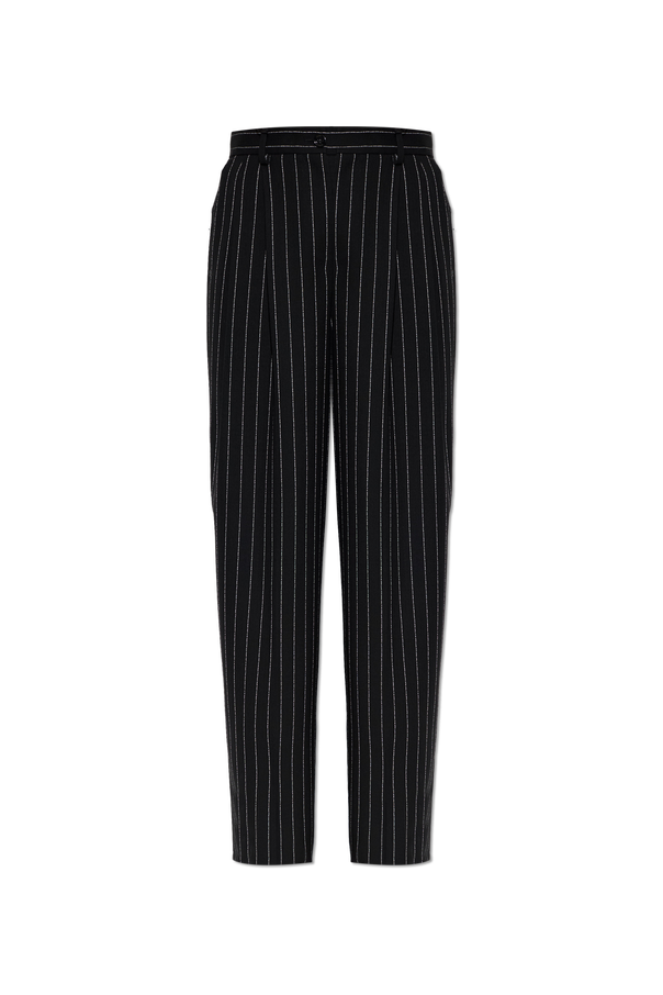 Wool Pinstripe Trousers od Dolce & Gabbana