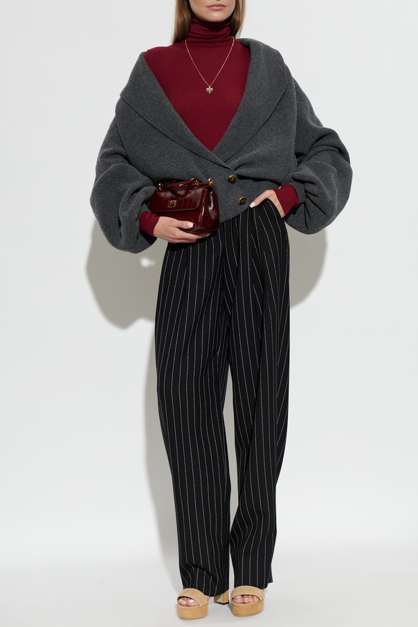 Dolce & Gabbana Wool Pinstripe Trousers