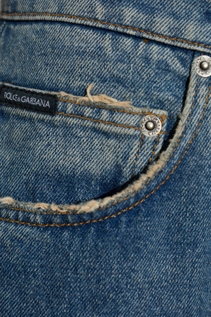 Dolce & Gabbana Blugi cu efect ‘vintage’