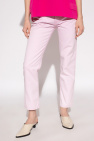 tapered leg trousers moschino trousers cap calvin klein jeans patch cap k50k506572 ldt